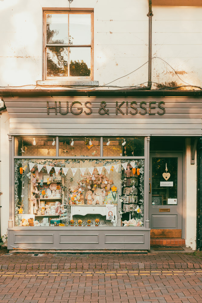 Hugs & Kisses Storefront - Tettenhall Wolverhampton - Property Photography